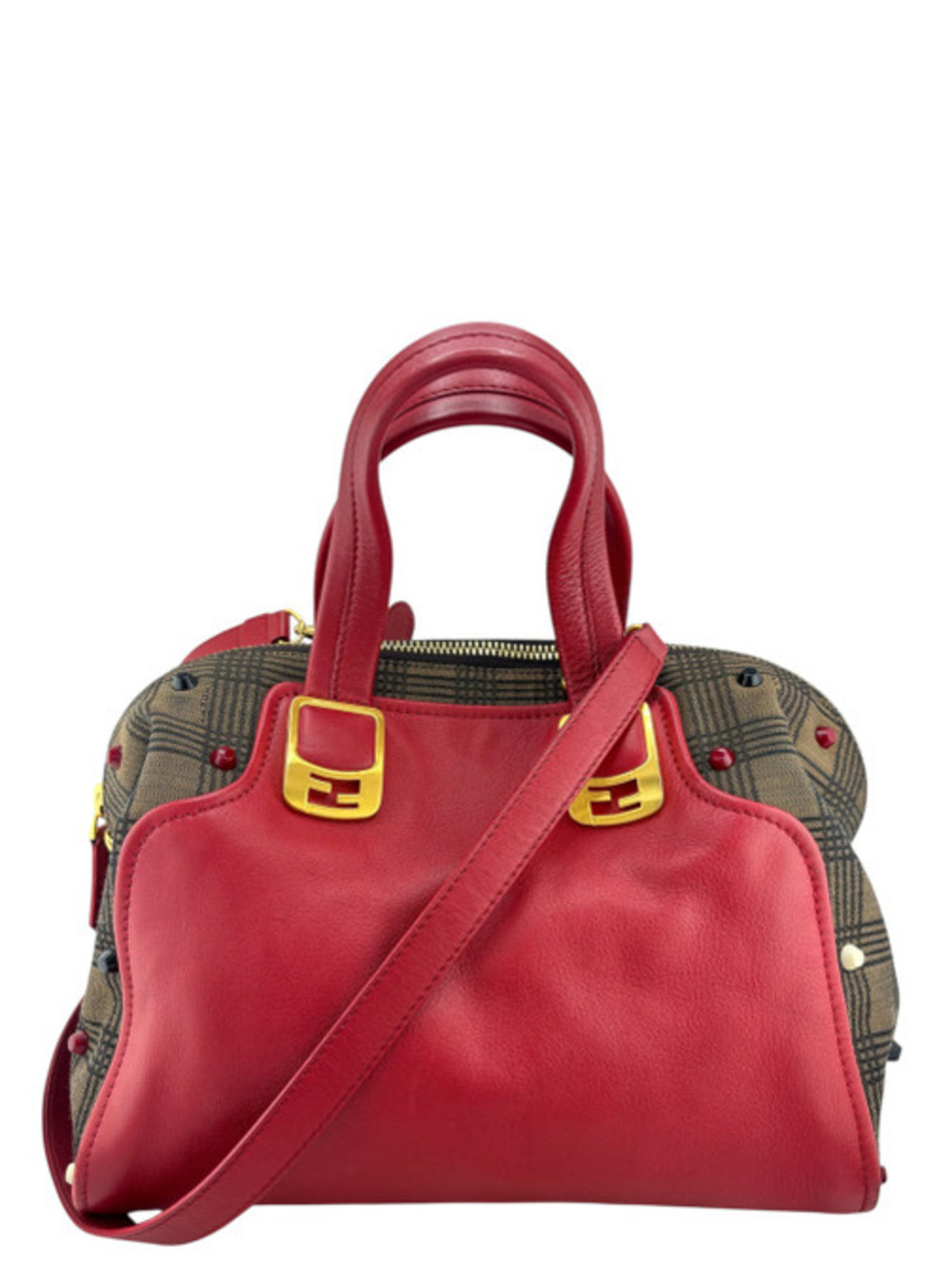 Fendi Leather Chameleon Handbag